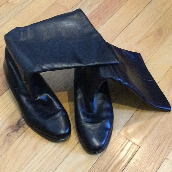 Brazilian Black Leather Boots - Picture 3 of 9